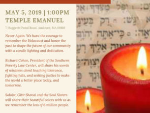 TEMPLE EMANUEL Yom Hashoah